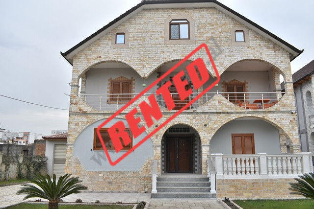 Three-storey villa is for rent in the Fushe-Mezez area of Tirana, Albania